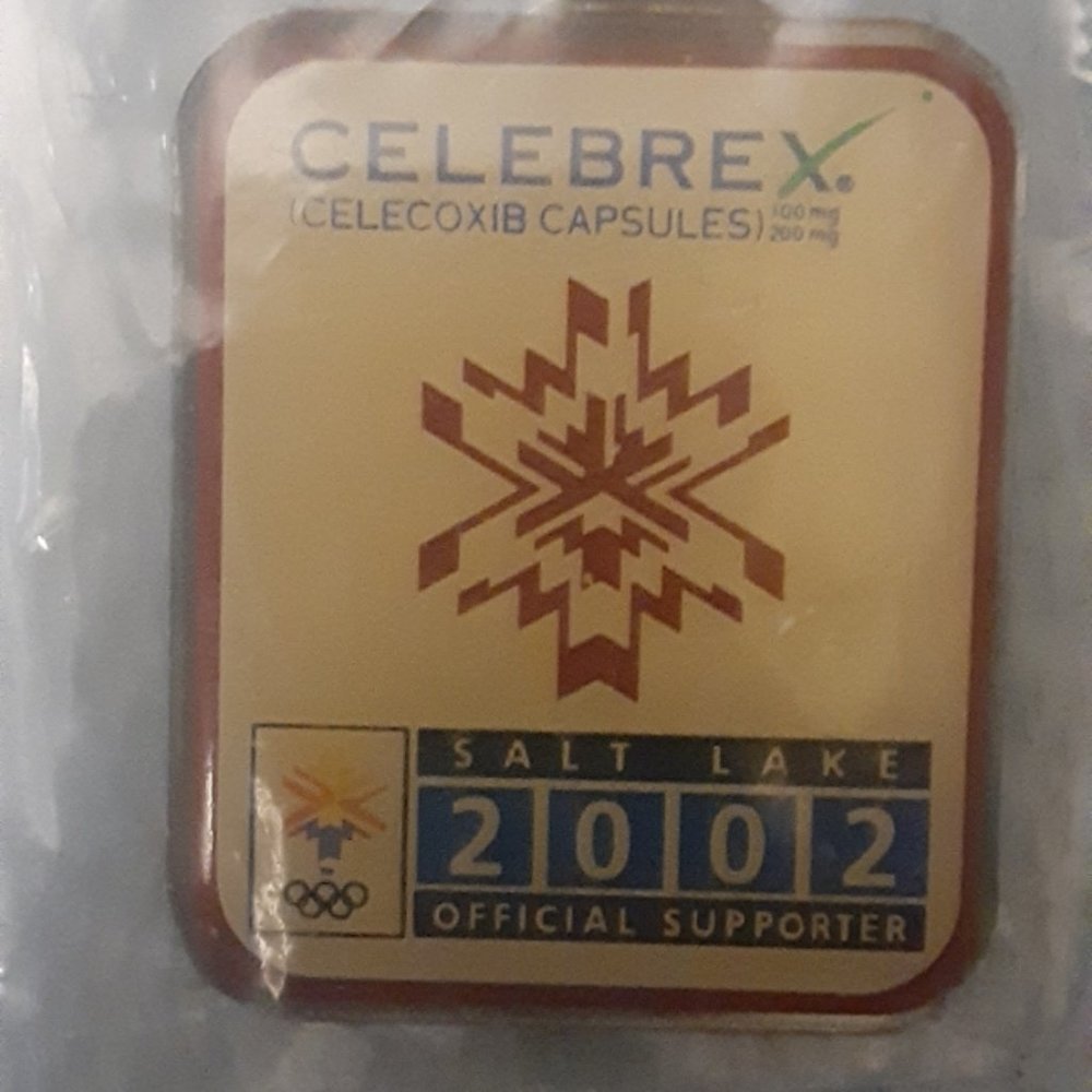 Salt Lake City 2002 Olympic Sponsor Celebrex Pin
